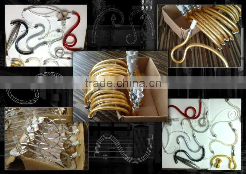 2012 new arrival metal crystal table lamp with candle bulb,Meerosee Manufacturer