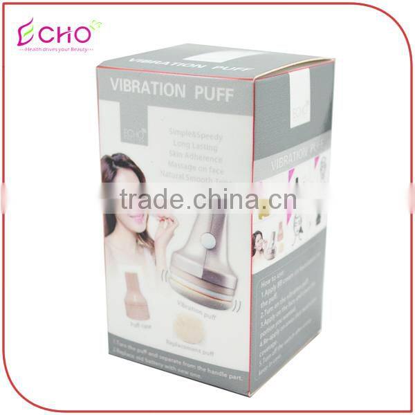 3D Low Noise Vibration Makeup Powder Puff with Case