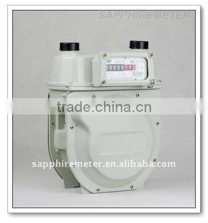 G6B Sapphire Diaphragm Commercial Aluminum Case Gas Meter