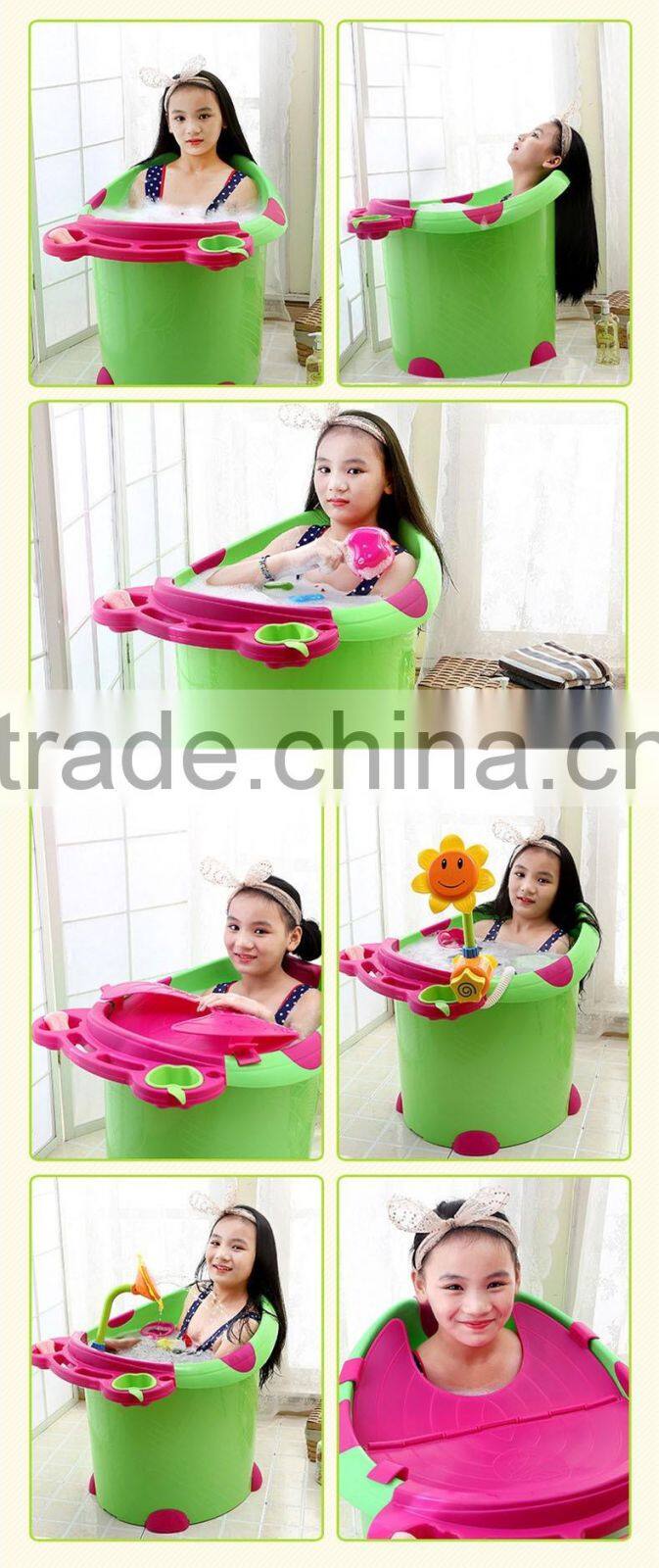 OEM plastic kids bathtub baby bath bucket bath tub child size