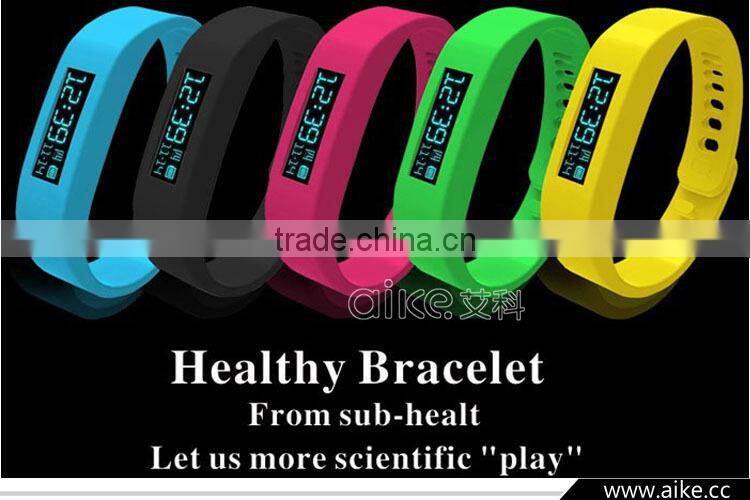 OLED Bluetooth 4.0 Smart Bracelet Sport Watch with Pedometer Sleep Monitoring Calorie-burning Counter for Android Smart Phones