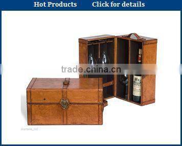 exquisite promotion gift leather wine box hot sale