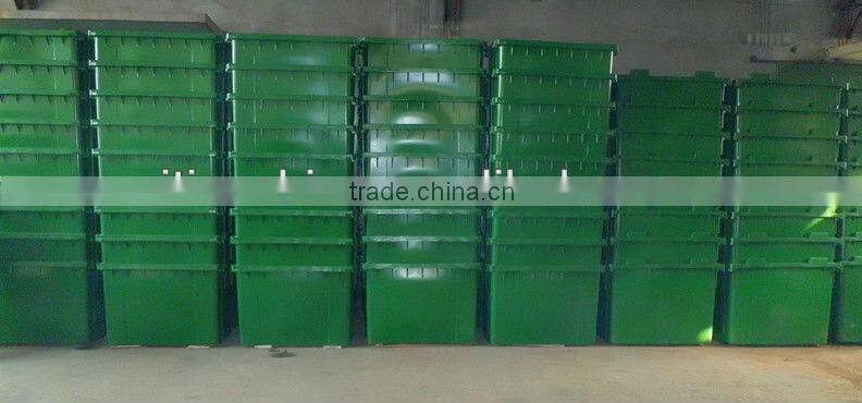 Storage box installed in the service cart