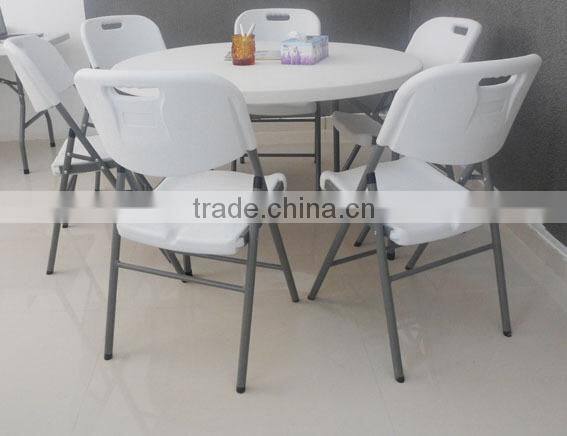 4ft plastic round folding wedding table