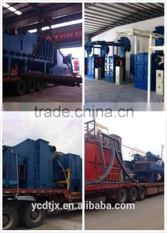 Steel structures hook shot blasting machine for rust removal/shot polishing machine for strengthening