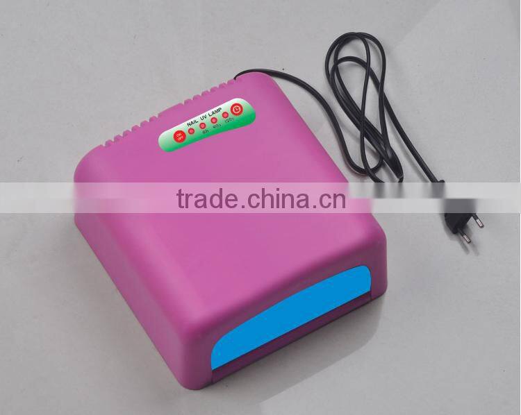2016 hot sale good quality HL-888 36w nail gel uv lamp