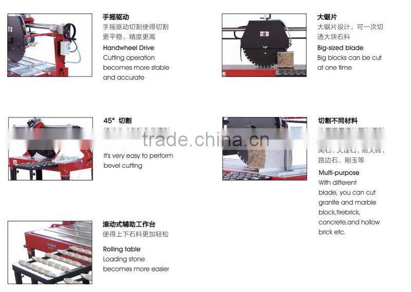 4kw Portable thick stone cutting machines