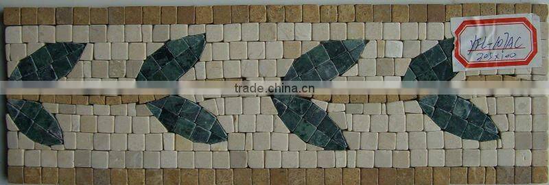 Lava Mosaic Border line Art Marble Mosaic YFL056