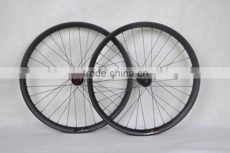29er plus carbon mtb bike wheels 50mm carbon wheels DT champion spokes chosen hub 15*150 and 12*197mm hub