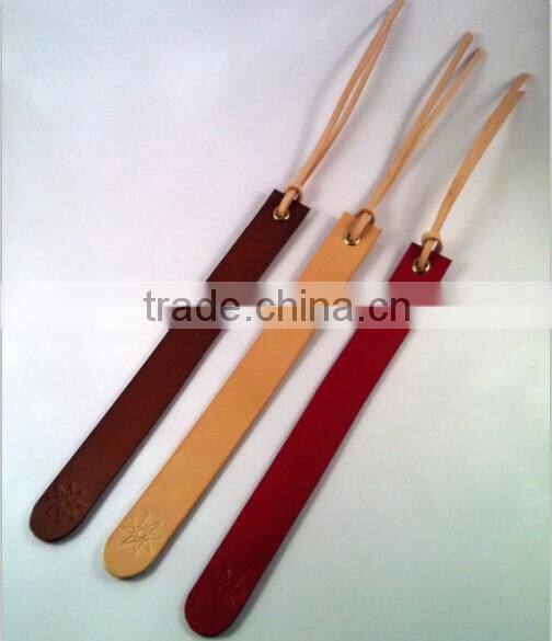 Custom handmade leather bookmark leather bookmark for wholesale