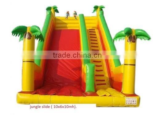 commercial grade inflatable long water slide splash wet dry inflatable slide with pool child play outdoor playground toy for USA
