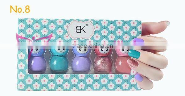 New bk Candy baby water based nail polish set