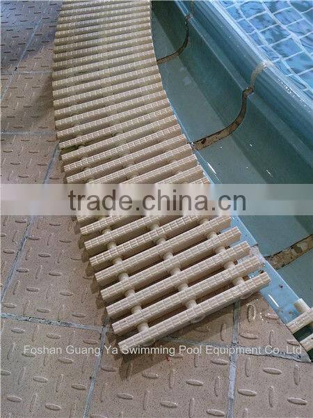 Plastic grille for swimming pool