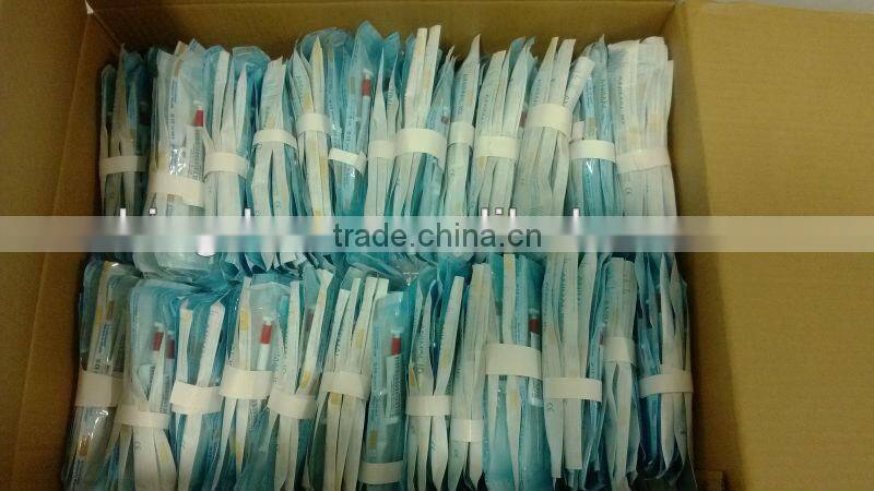 White Veterinary Injector with glass transponder