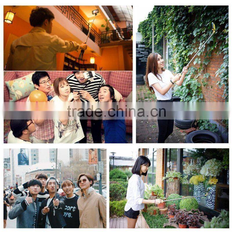 No Charger and all Compatible Brand Handheld Selfie Stick Monopod with cable remote control