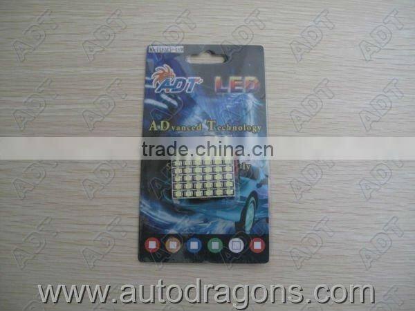 Panel White 48-3528 6*8 SMD LED Car Interior Dome Reading Light Bulbs Lamp