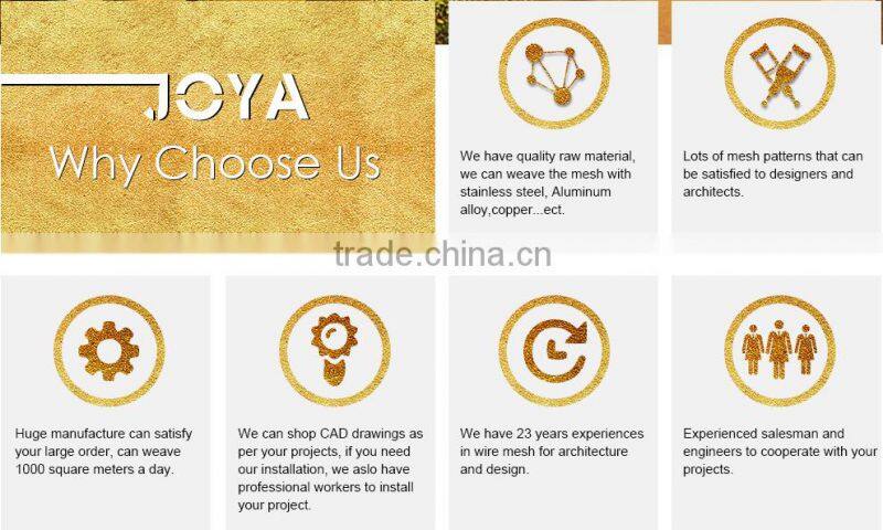 Hand-woven Stainless Steel Wire Rope Mesh for decoration or animal enclosure