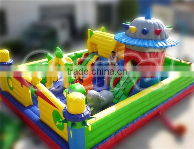 Hot selling commercial inflatable obstacle course, inflatable castle playground amusement park