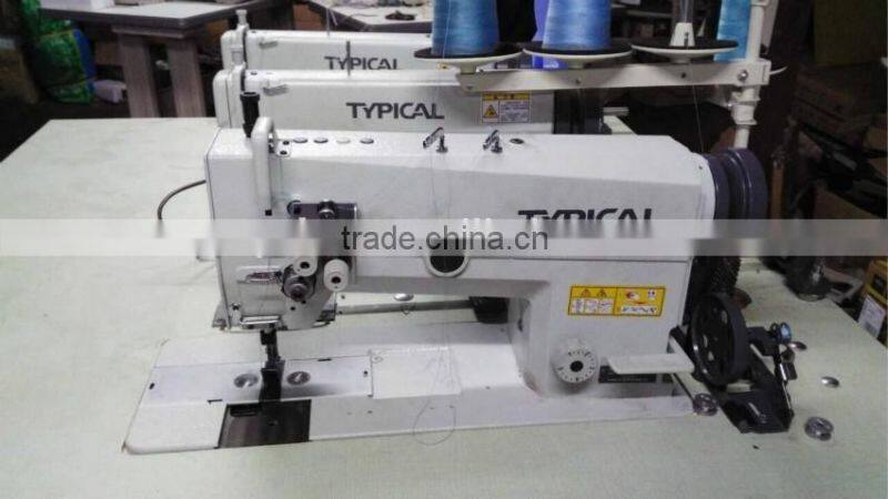 Glod wheel Juki three head hair weaving sewing machine/hair making wig machine