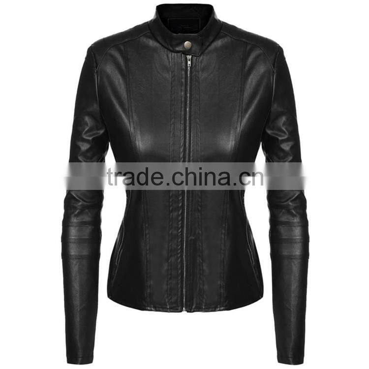 Custom Artificial Leather Jacket Low Prices