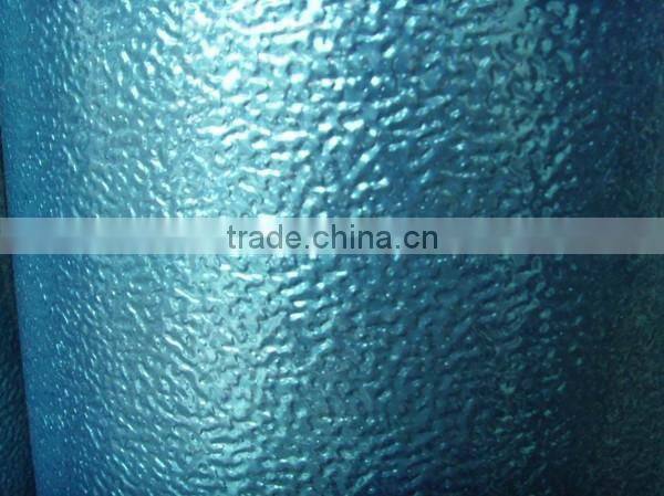 color coated bright finished aluminium hammer embossed coil/sheet supplier