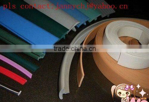 high grade profile pvc edge banding T item for furniture