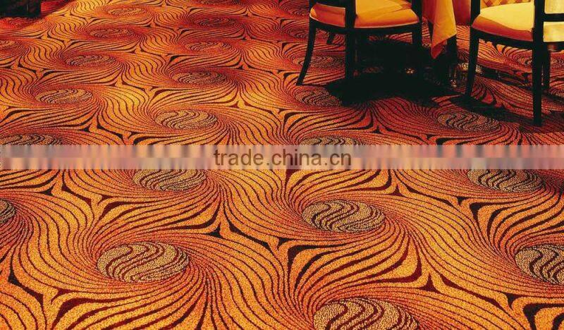 Luxurious Five Star Hotel Flooring commercial printed nylon carpet