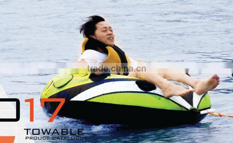 Inflatable towable snow skiing water tube for promotion