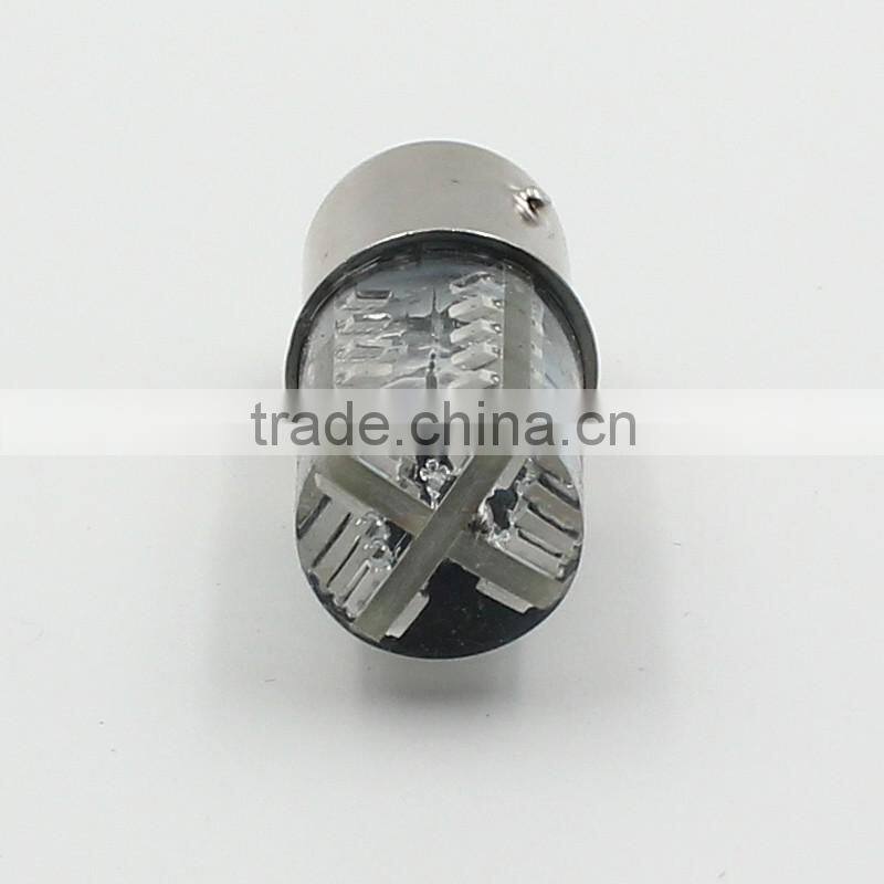 waterproof silicon red flash 1157 bay15d auto led brake tail turn signal rear stop light bulb lamp