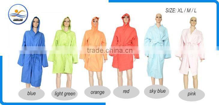 Factory direct red ladies/womens luxury microfiber robes,fashion spa bathrobe,funky bathrobes