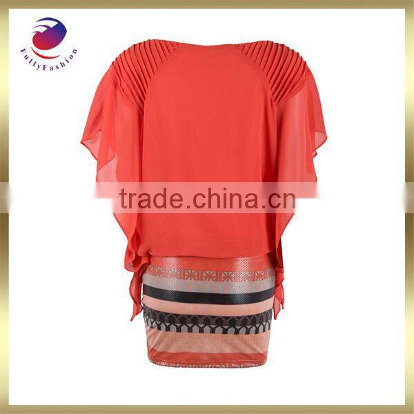 girls cotton knit ruffle dresses