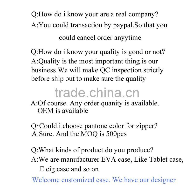 2014 Waterproof Zipper tool case for OEM