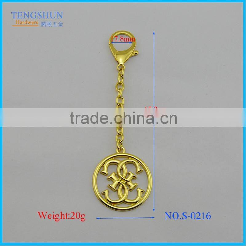 zinc alloy snap hook for bags decorative metel accessories for pursse OEM dog hook