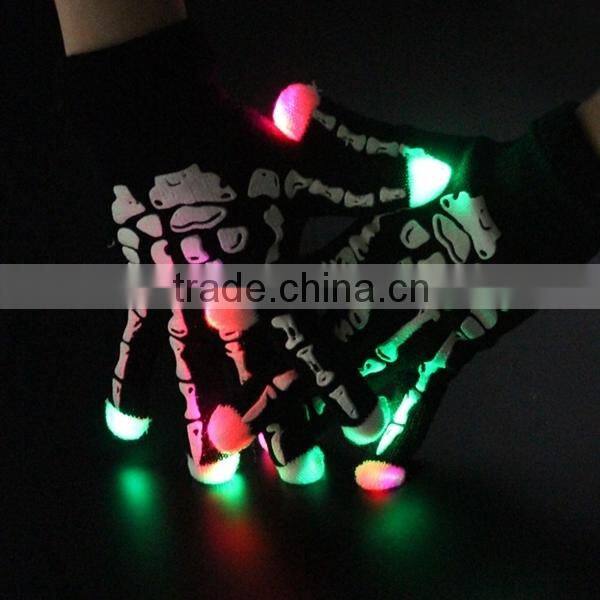 2016 Magic color changing party gloves,light gloves led