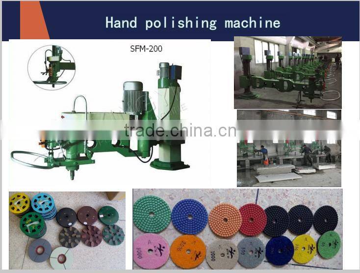 Marble stone fixing machine for the edge