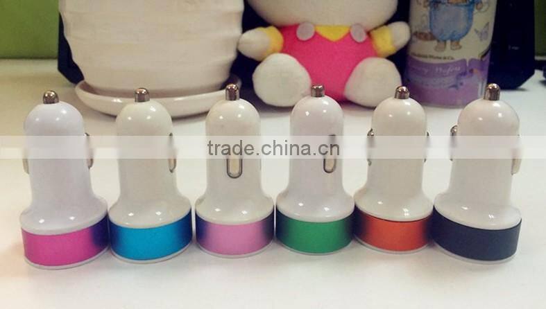 mini dual usb car charger