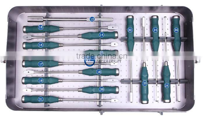 PEEK Lumbar Cage Instrument Set Orthopedic Surgical Instruments