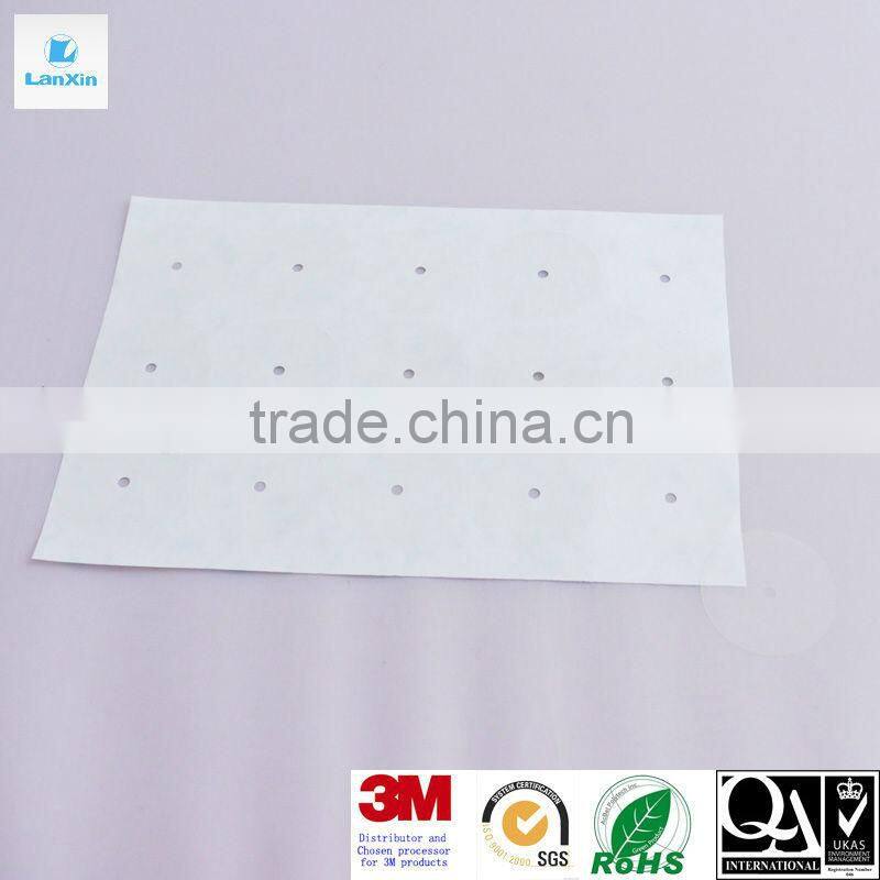 Self-adhesive Plastic PET round sticker