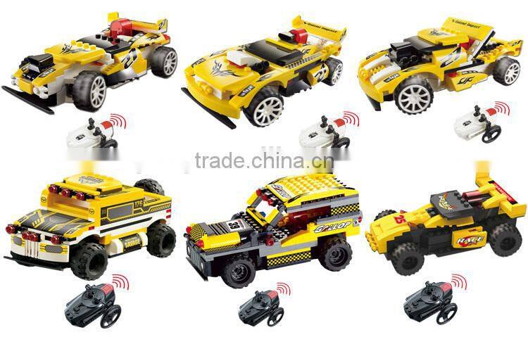Children intelligence toys building blocks racing car,remote control car,building blocks toys