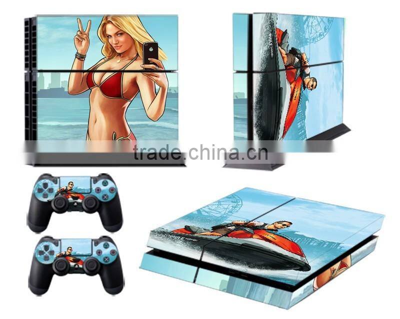 Wholesale Top Quality Vinyl Skin Sticker For PS4 System Playstation 4 Console Decal Girls Sex Picture