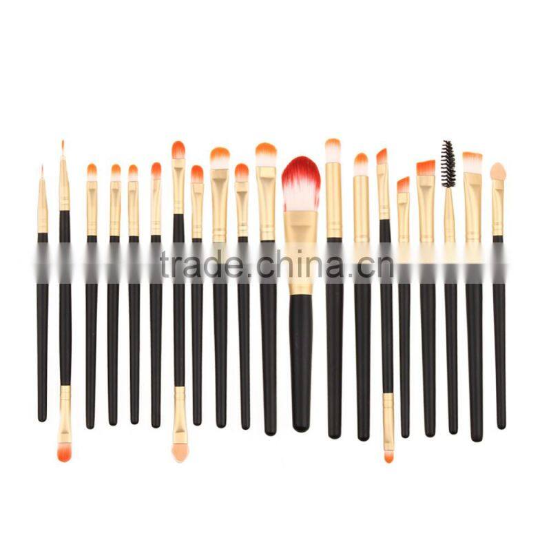 Professional make up brushes rose gold pro 20pcs makeup brush set