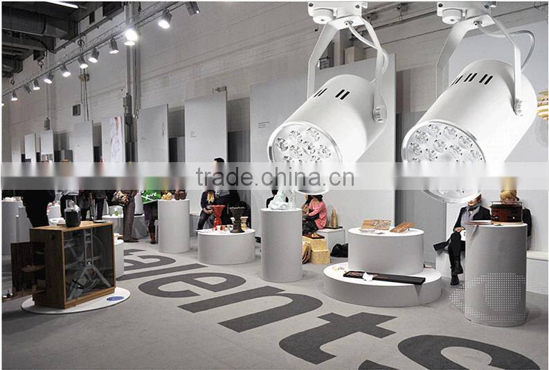 high lumen adjustable commercial led track light with CE RoHs