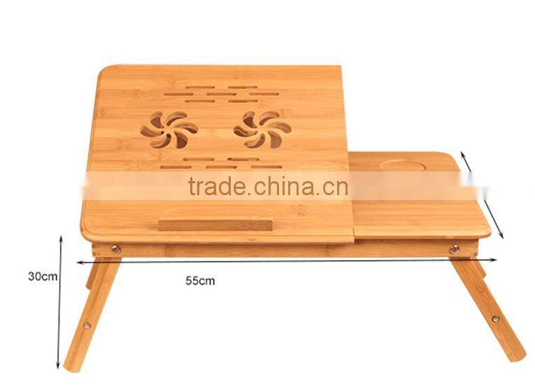 Bamboo folded laptop bedtable