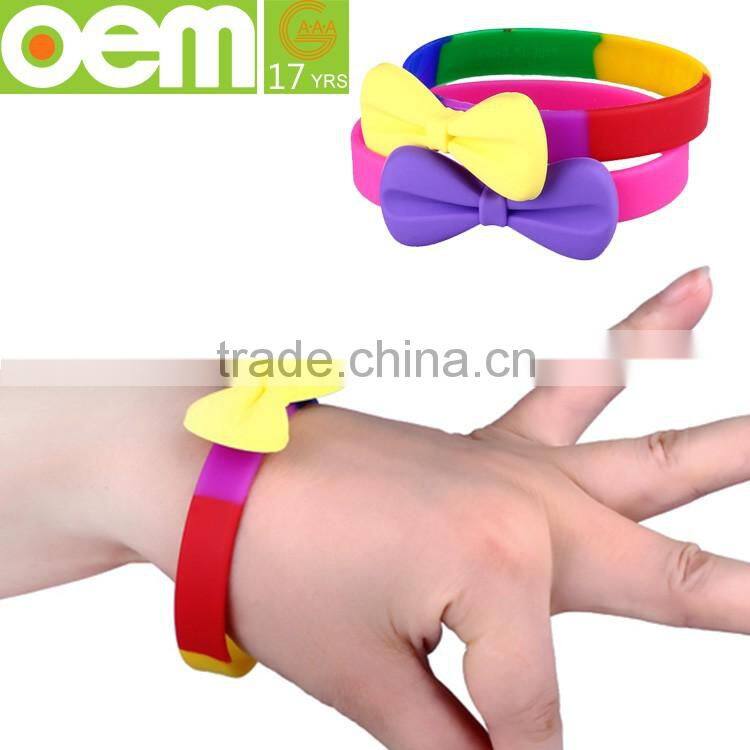 custom made personalized logo silicone fashion wristbands