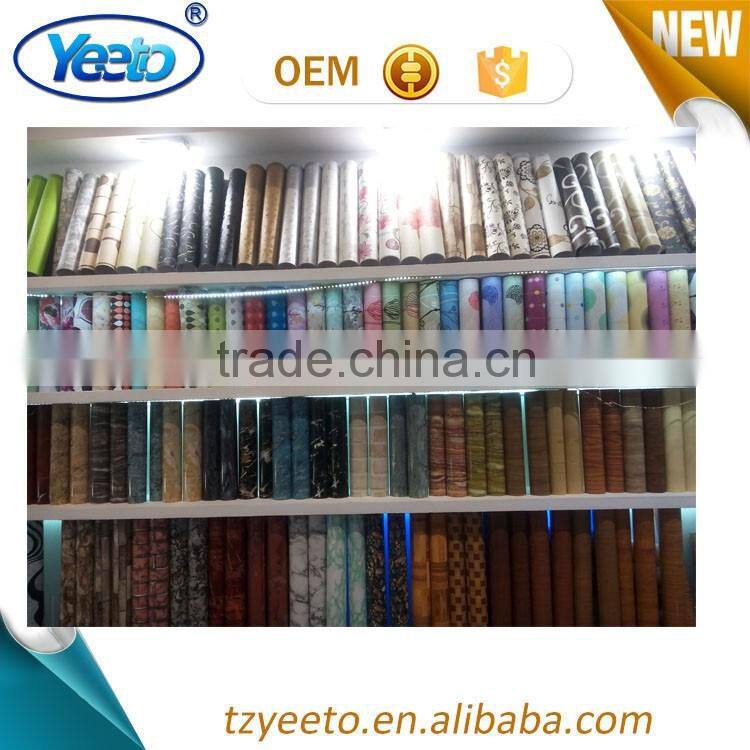 Roll Packing Decorative Wood Grain PVC Self Adhesive Film