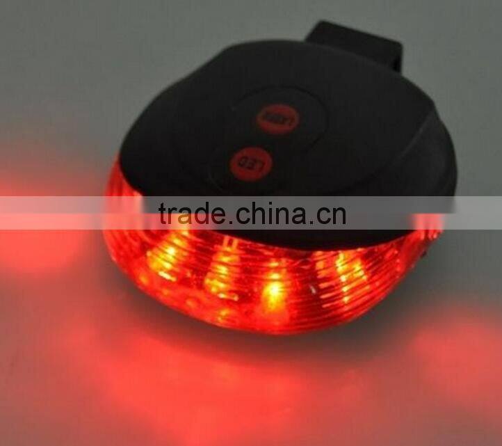 Best selling 5LED bicycle rear light /bike tail lights /bicycle laser light