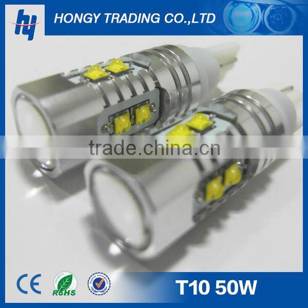 w5w 50w led high,car led lamp t10 50w