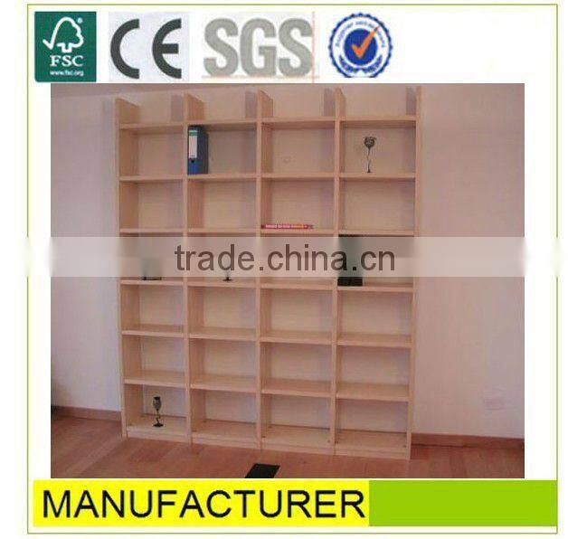 modern cheap white melamine MDF wood office bookshelf
