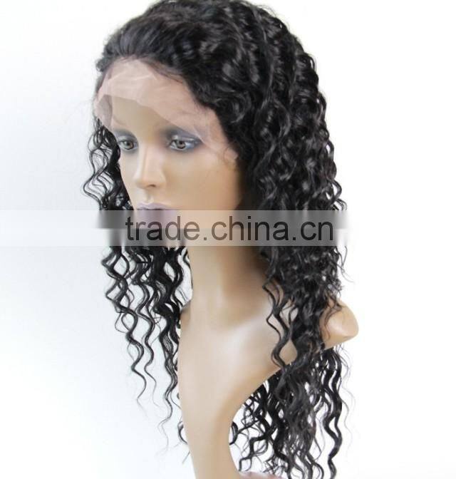Fashion Human Hair Full Lace Wig Brazilian Hair Virgin Remy Brazilian Hair Hair Extension