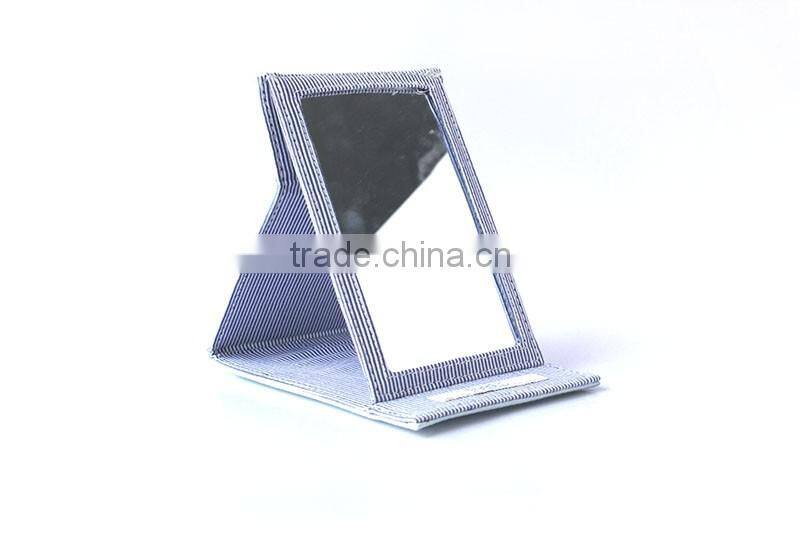 PU Foldabled Standing Desk Makeup Mirror Luxury Gift Anniversary Gift
